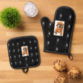 $DOG / Runestone Oven Mitts & Pot Houders Ovenwant & Pannenlap Set (Top down)