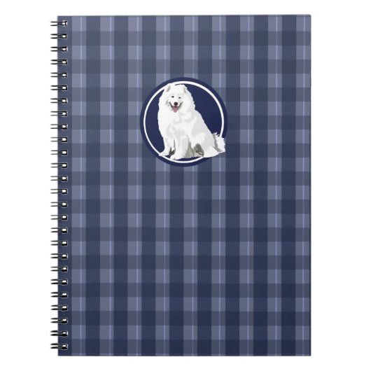 Dog Samoyed Notitieboek (Voorkant)