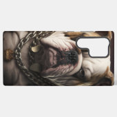 Dog - Samsung Phone Case - Bulldog Galaxy Hoesje (Achterkant horizontaal)