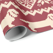 Dog Scandinavische afbeelding Cadeaupapier (Rol Hoek)