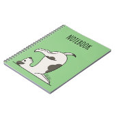 Dog - Schattigee yogahond voor Hondenliefhebber, y Notitieboek (Linkerzijde)