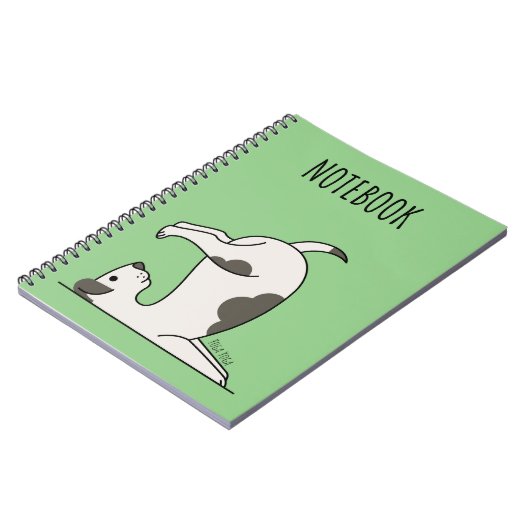 Dog - Schattigee yogahond voor Hondenliefhebber, y Notitieboek (Linkerzijde)