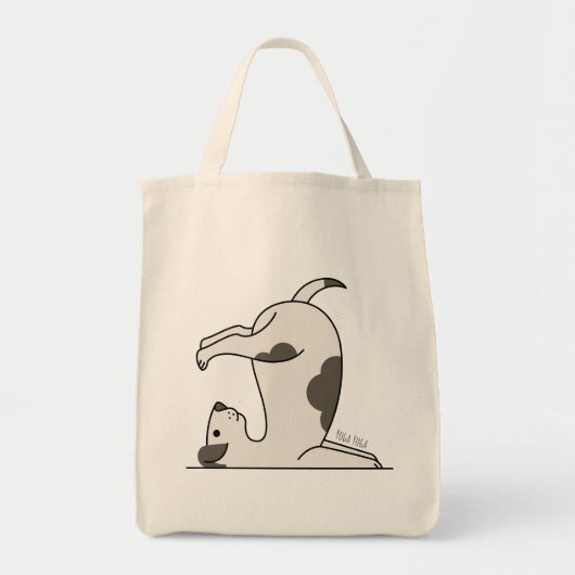 Dog - Schattigee yogahond voor Hondenliefhebber, y Tote Bag (Voorkant)