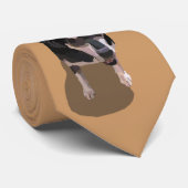 Dog schilderen met poten stropdas (Opgerold)