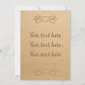 Dog-schilderingen en -papier met inpersingen (Achterkant)