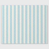 Dog schildert Bleek blauw en Antiek wit  Cadeaupapier (Vlak)