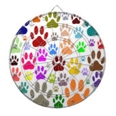 Dog schildert overal afdrukken dartbord (Voorkant)