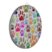 Dog schildert overal afdrukken dartbord (Voorkant Links)