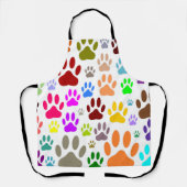 Dog schildert overal afdrukken schort (Voorkant)