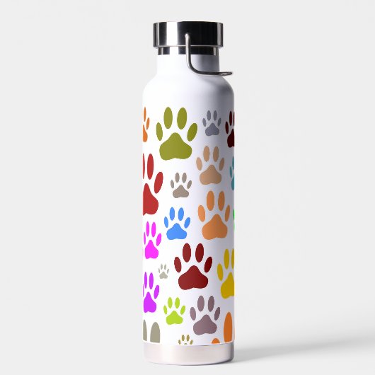 Dog schildert overal afdrukken waterfles (Links)