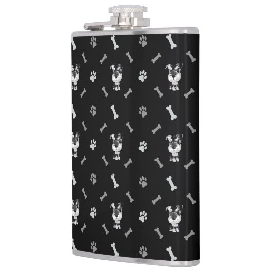 Dog Schnauzer Heupfles (Links)