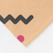 Dog Seamless Pattern Vector Fleece Deken (Hoek)