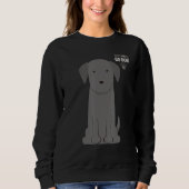 Dog Series Black Labrador Retriever Trui (Voorkant)