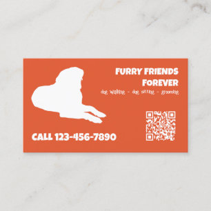 Dog Services Aangepaste QR Visitekaartje