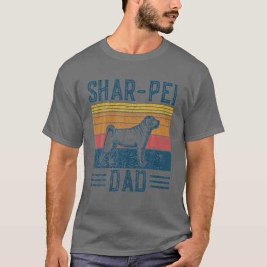 Dog Shar-Pei Dad -  Shar Pei Dad T-shirt (Voorkant)