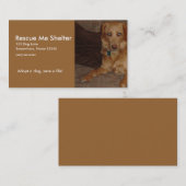 Dog Shelter Visitekaartje (Voorkant / Achterkant)