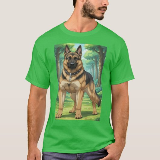 DOG SHEPHERD T-SHIRT (Voorkant)