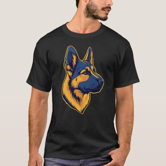 DOG SHEPHERD T-SHIRT (Voorkant)