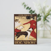 Dog Show 1902 van Chicago Kennel Club Briefkaart (Staand voorkant)