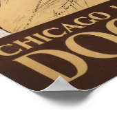 Dog Show 1902 van Chicago Kennel Club Poster (Hoek)