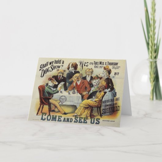  Dog Show, Kaart (Voorkant)