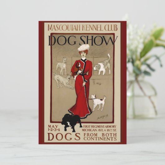 Dog Show Kaart (Staand voorkant)