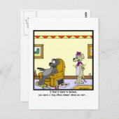 Dog-Show Winner: Dog cartoon Briefkaart (Voorkant / Achterkant)
