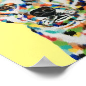 Dog Siblings Colorful Poster (Hoek)