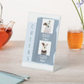 Dog Signature Cocktail Drink Wedding Reclamebord Met Voetstuk (Insitu)