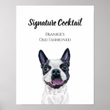 Dog Signature Drink Sign