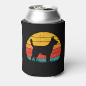 Dog Silhouette at Sunset Blikjeskoeler (Blikje Achterkant)