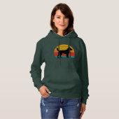 Dog Silhouette at Sunset Hoodie (Voorkant volledig)