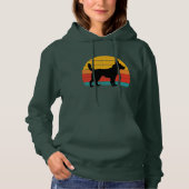 Dog Silhouette at Sunset Hoodie (Voorkant)