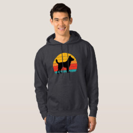 Dog Silhouette at Sunset Hoodie