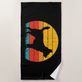 Dog Silhouette at Sunset Strandlaken (Voorkant)