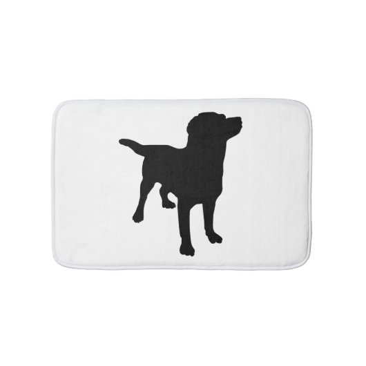 Dog Silhouette Badmat (Voorkant)