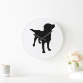 Dog Silhouette Grote Klok (Huis)