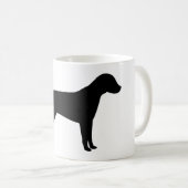 Dog Silhouette Koffiemok (Voorkant rechts)
