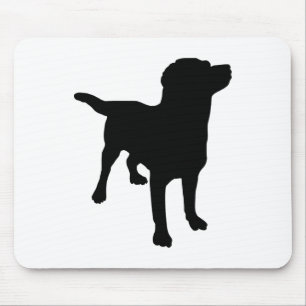 Dog Silhouette Muismat