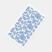 Dog silhouette Pattern.White.03 Lblue BG Servet (Hoek)