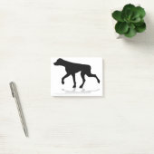Dog Silhouette Pet Animal Post-it® Notes (Kantoor)