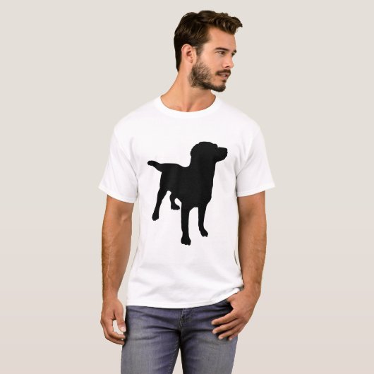 Dog Silhouette T-shirt (Voorkant volledig)