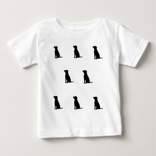 Dog silhouette T-Shirt Child (Voorkant)