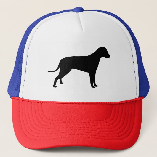 Dog Silhouette Trucker Pet (Voorkant)