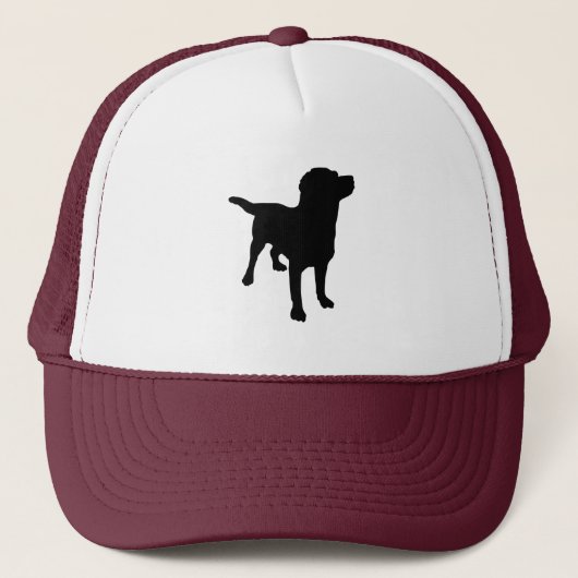 Dog Silhouette Trucker Pet (Voorkant)