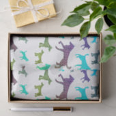 Dog Silhouette Weefpapier Tissuepapier (Geschenk)
