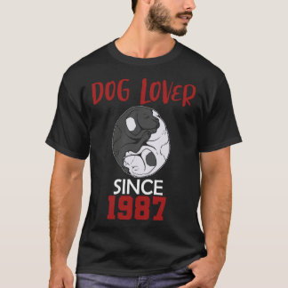 Dog  since 1987 t-shirt