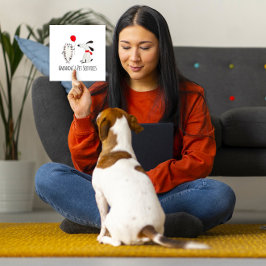 Dog Sitter Cat Sitter Pet Services Grooming Cute Vierkante Visitekaartje