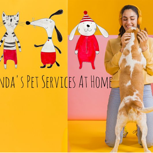 Dog Sitter Cat Sitter Pet Services Grooming Cute Visitekaartje