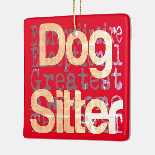 Dog Sitter Extraordinaire Keramisch Ornament (Links)